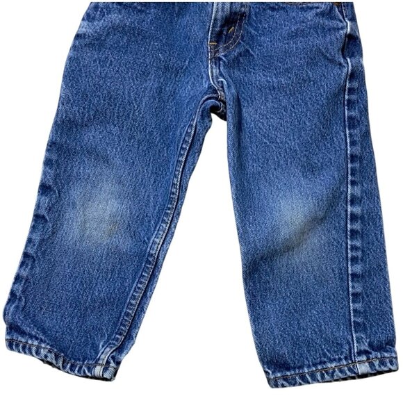 Vintage 70s/80s Levis Size 1 Kids Jeans Blue Denim 100% Cotton Made In USA - Picture 5 of 13
